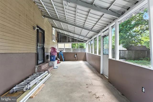 a view of storage and utility room
