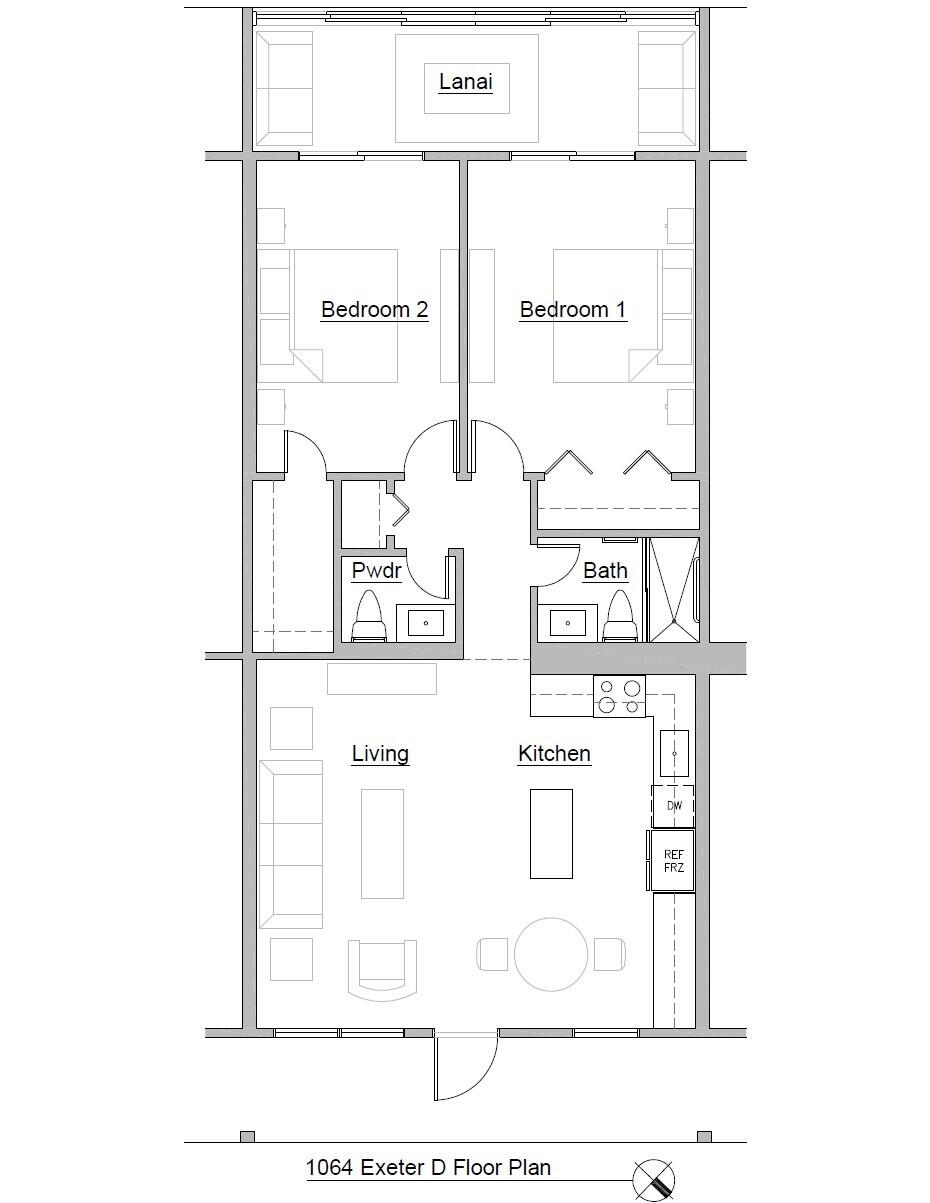 1064 Exeter Boca Raton, FL 33434 - Photo 45 of 45 1064 Exeter D_Floor Plan