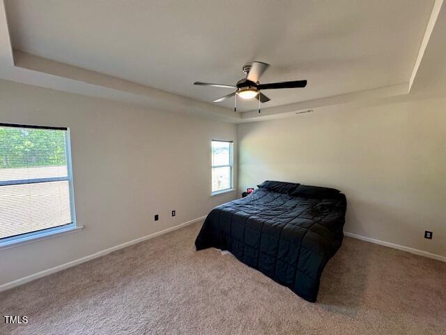 140 Continental Lane Smithfield, NC 27577 - Photo 14 of 28 a bedroom with a bed window and a ceiling fan