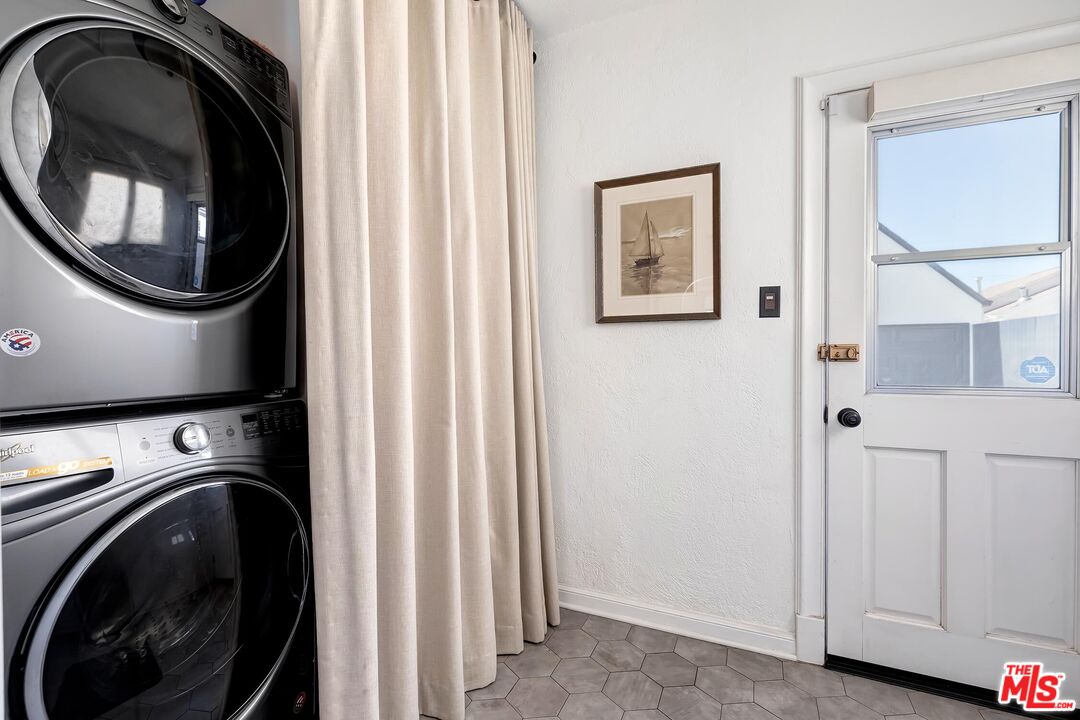 3720 Valleybrink Road Los Angeles, CA 90039 - Photo 16 of 31 a view of a storage and utility room with a washer dryer