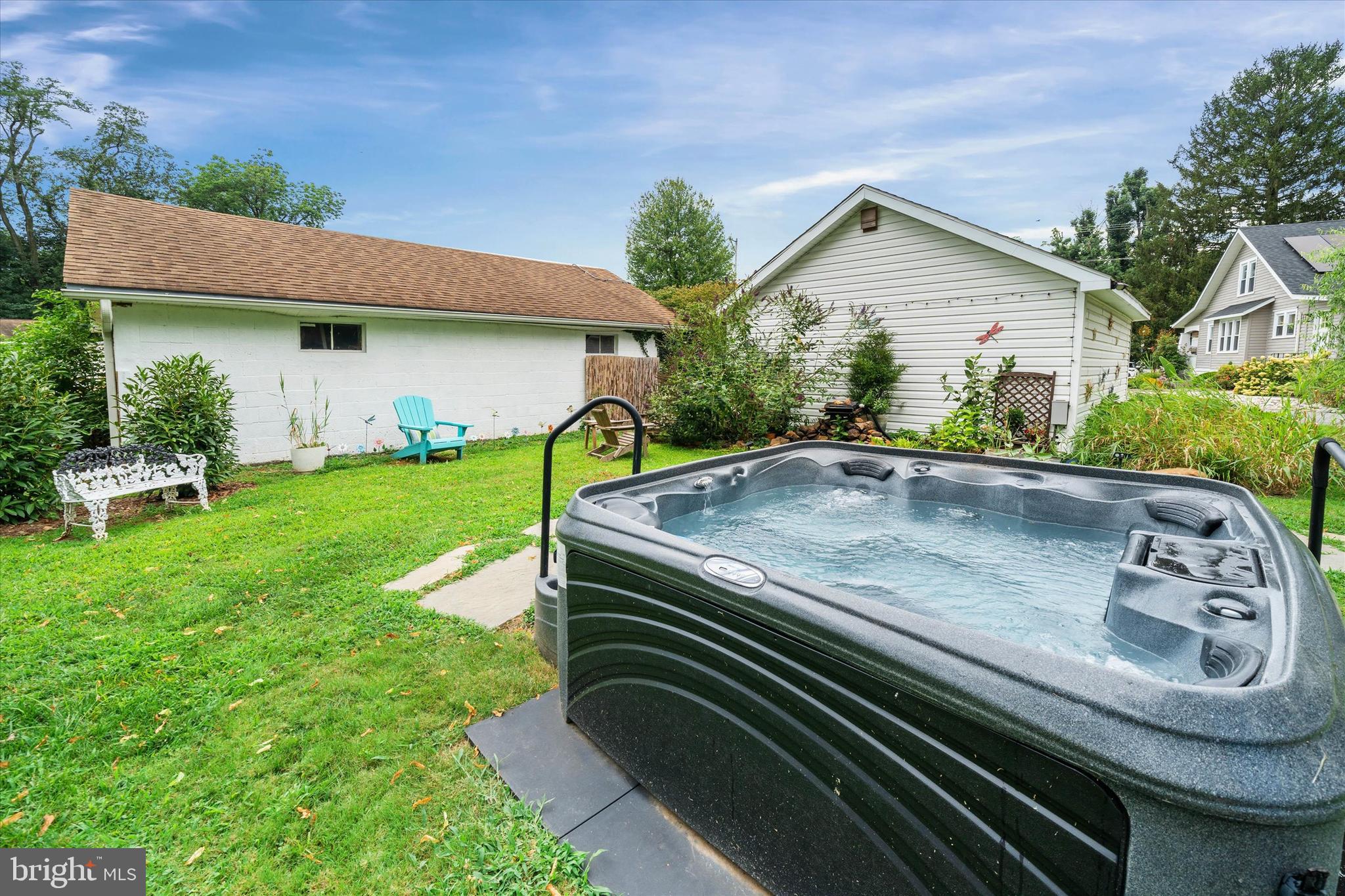 3024 Foulk Road Garnet Valley, PA 19060 - Photo 30 of 43 a view of backyard with a garden