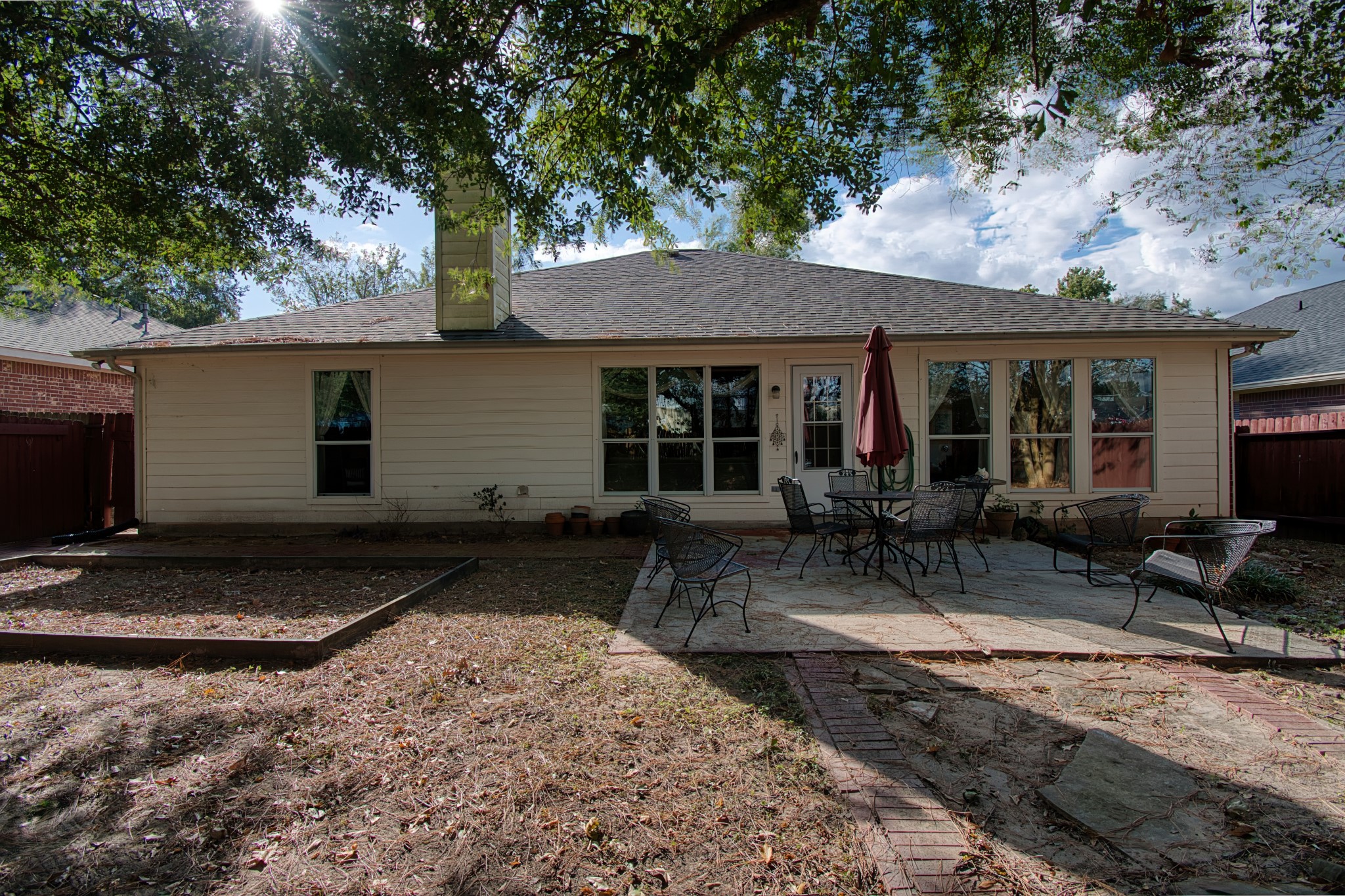 225 Mesa View Montgomery, TX 77316 - Photo 35 of 37 a front view of house with yard and seating space