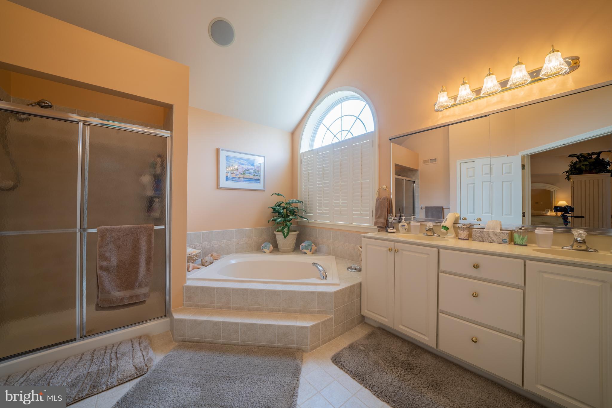 122 Statesman Road Chalfont, PA 18914 - Photo 40 of 54 Master Bath with Shower, Jacuzzi Tub & Dual Vanity