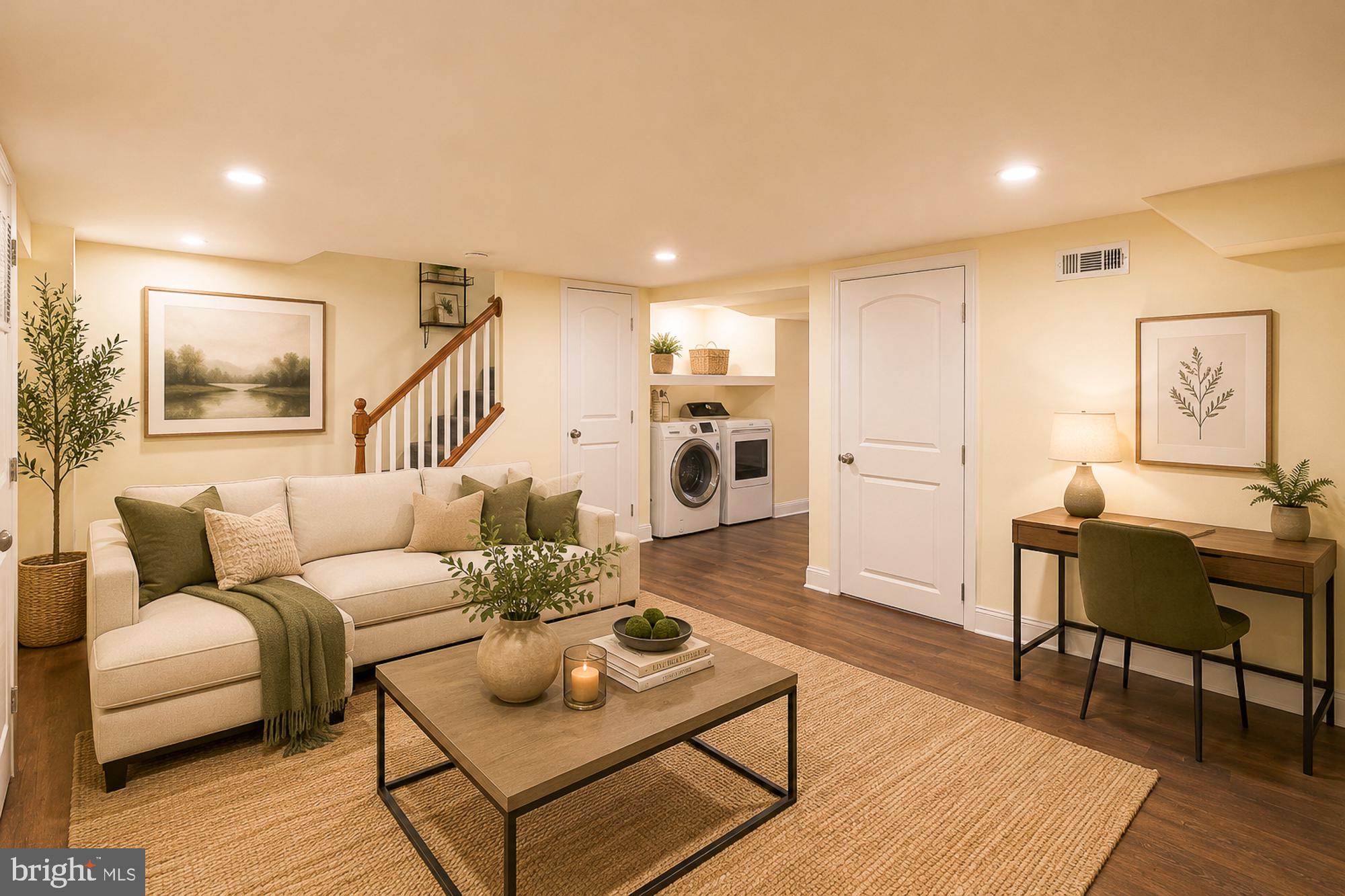 214 Overbrook Road Baltimore, MD 21212 - Photo 12 of 24 Cozy basement retreat with laundry.