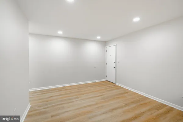 wooden floor in a room
