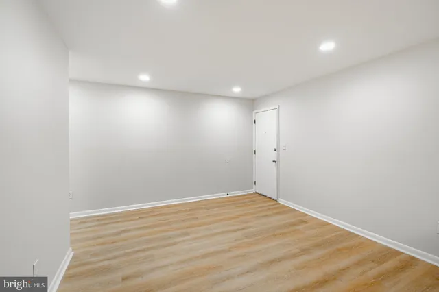 wooden floor in a room