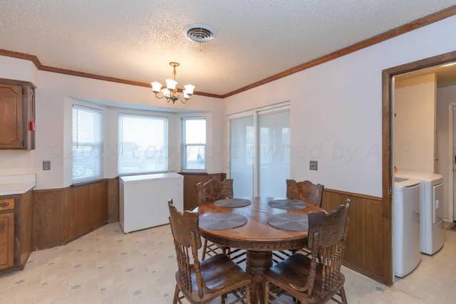 a view of a painting on the wall