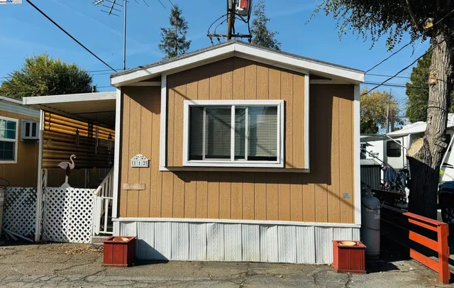 a view of a house with a door