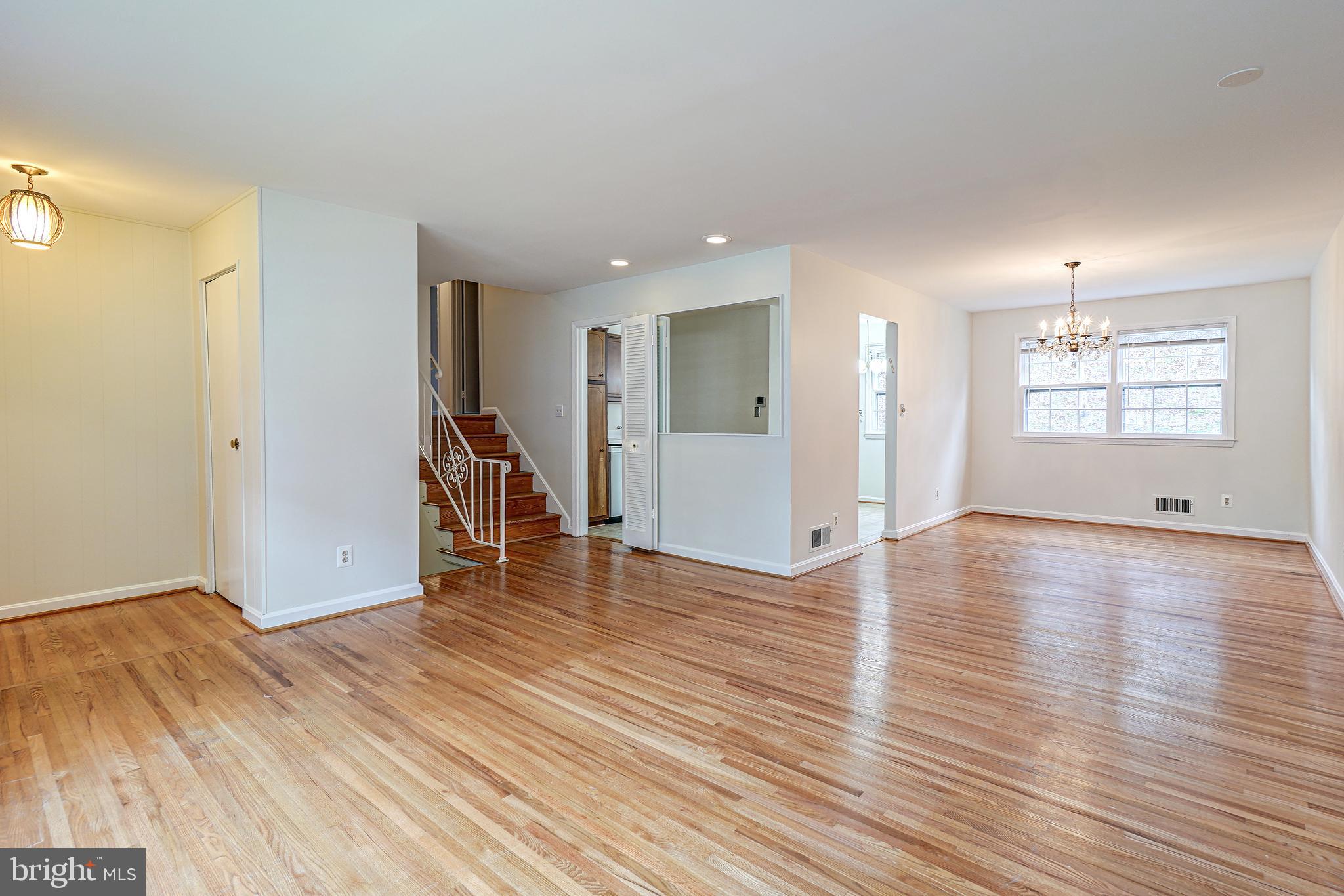 608 Kenbrook Drive Silver Spring, MD 20902 - Photo 10 of 38 Living Room open to the Dining Room