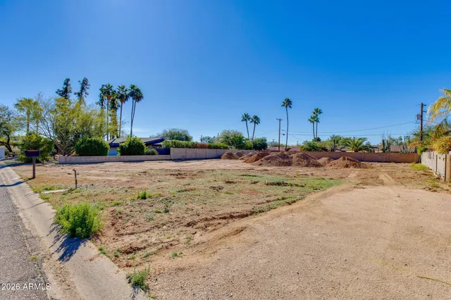 a view of a beach with a house