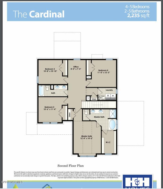 313 Neuse Drive Holly Ridge, NC 28445 - Photo 24 of 24 Second floor