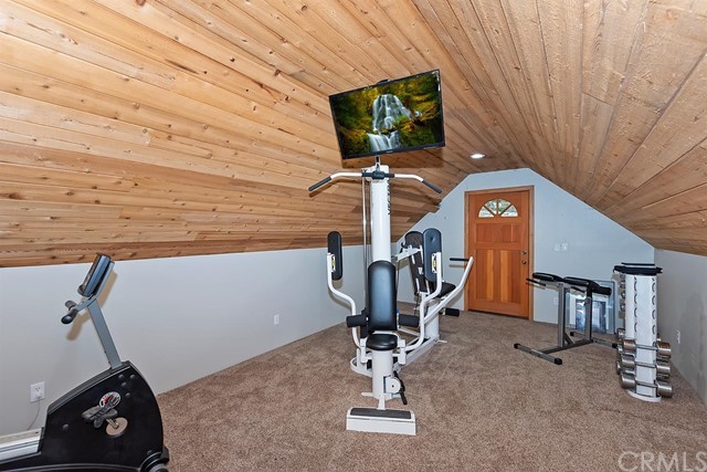 659 Blue Jay Canyon Road Blue Jay, CA 92317 - Photo 29 of 40 a view of a room with gym equipment