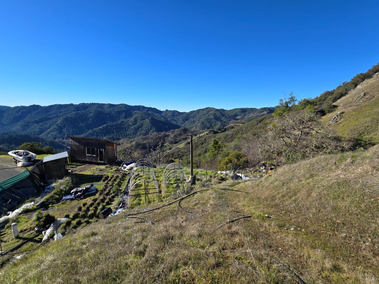 16191 Ridgeview Road Willits, CA 95490 - Photo 12 of 25 a view of a mountain with a field