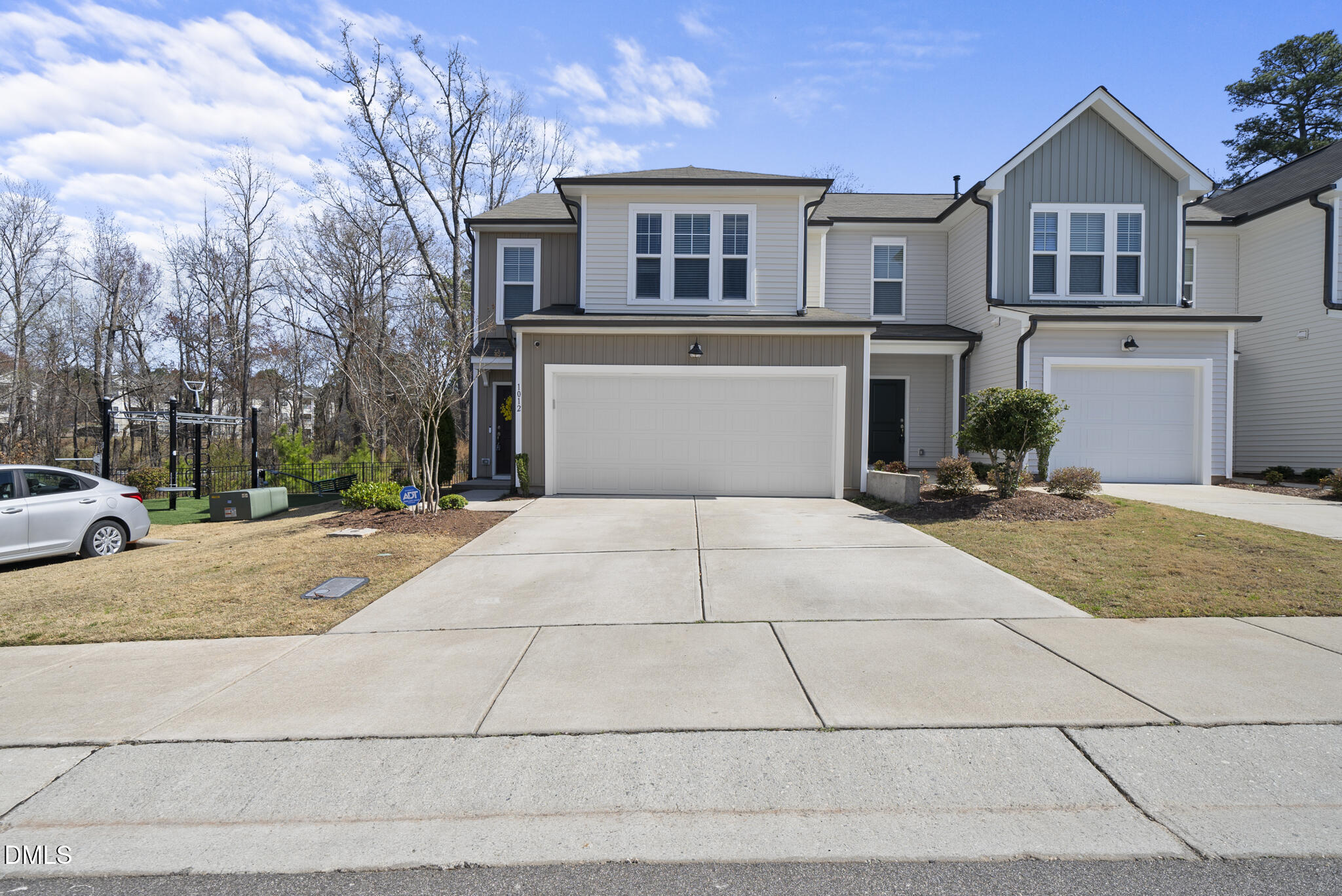 a house view with a outdoor space