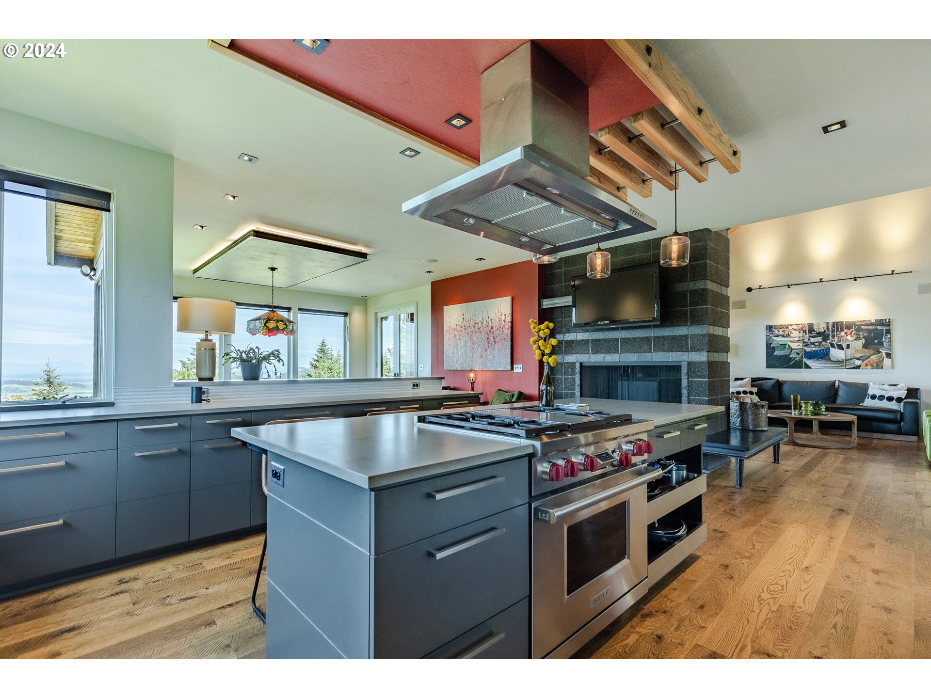 90535 Coburghills Drive Eugene, OR 97408 - Photo 14 of 48 a kitchen with stainless steel appliances granite countertop a stove and a sink