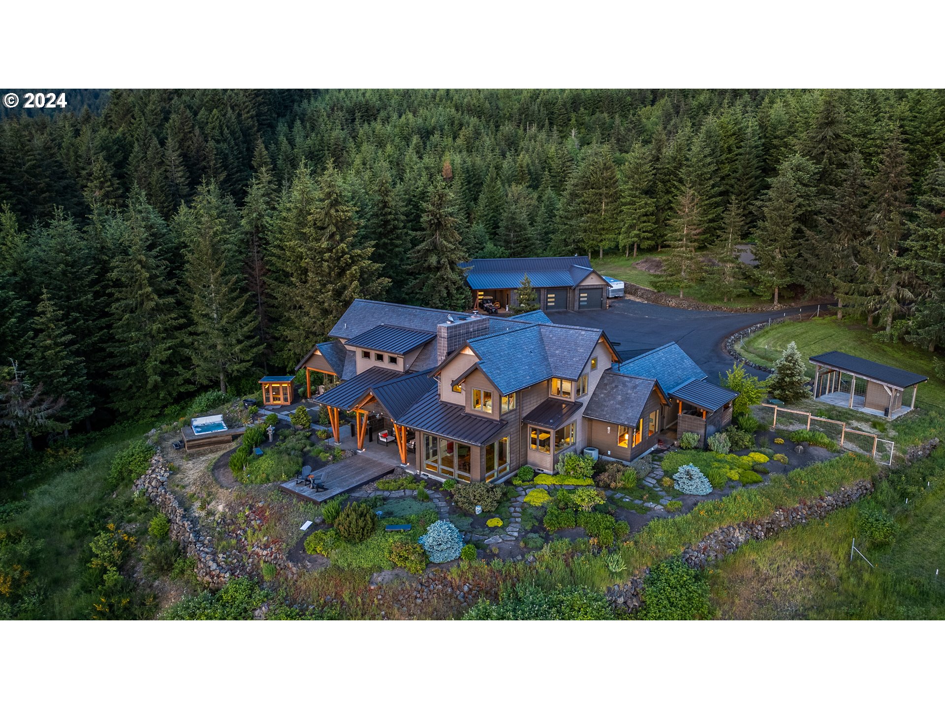 90535 Coburghills Drive Eugene, OR 97408 - Photo 3 of 48 a view of a house with a backyard