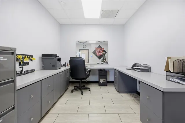 a view of parking area