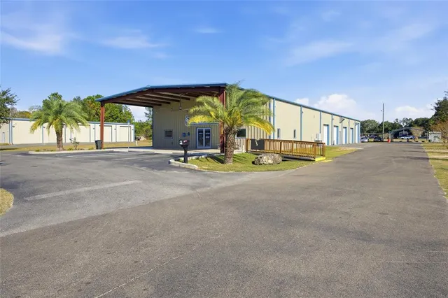 a view of parking garage with cars
