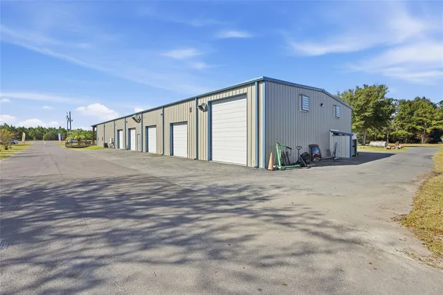 a view of parking garage with cars