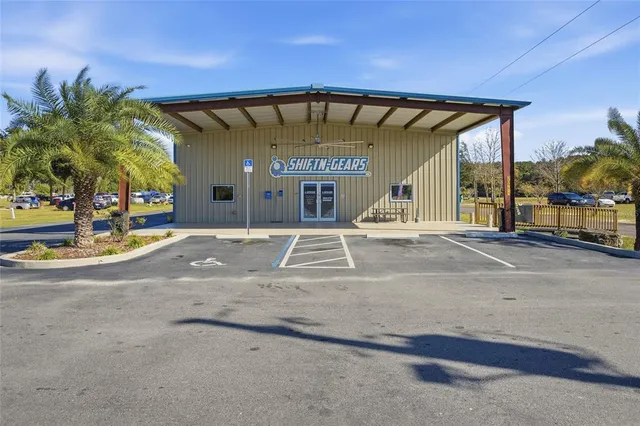 a room with furniture