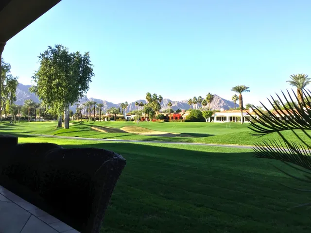 a view of a golf course