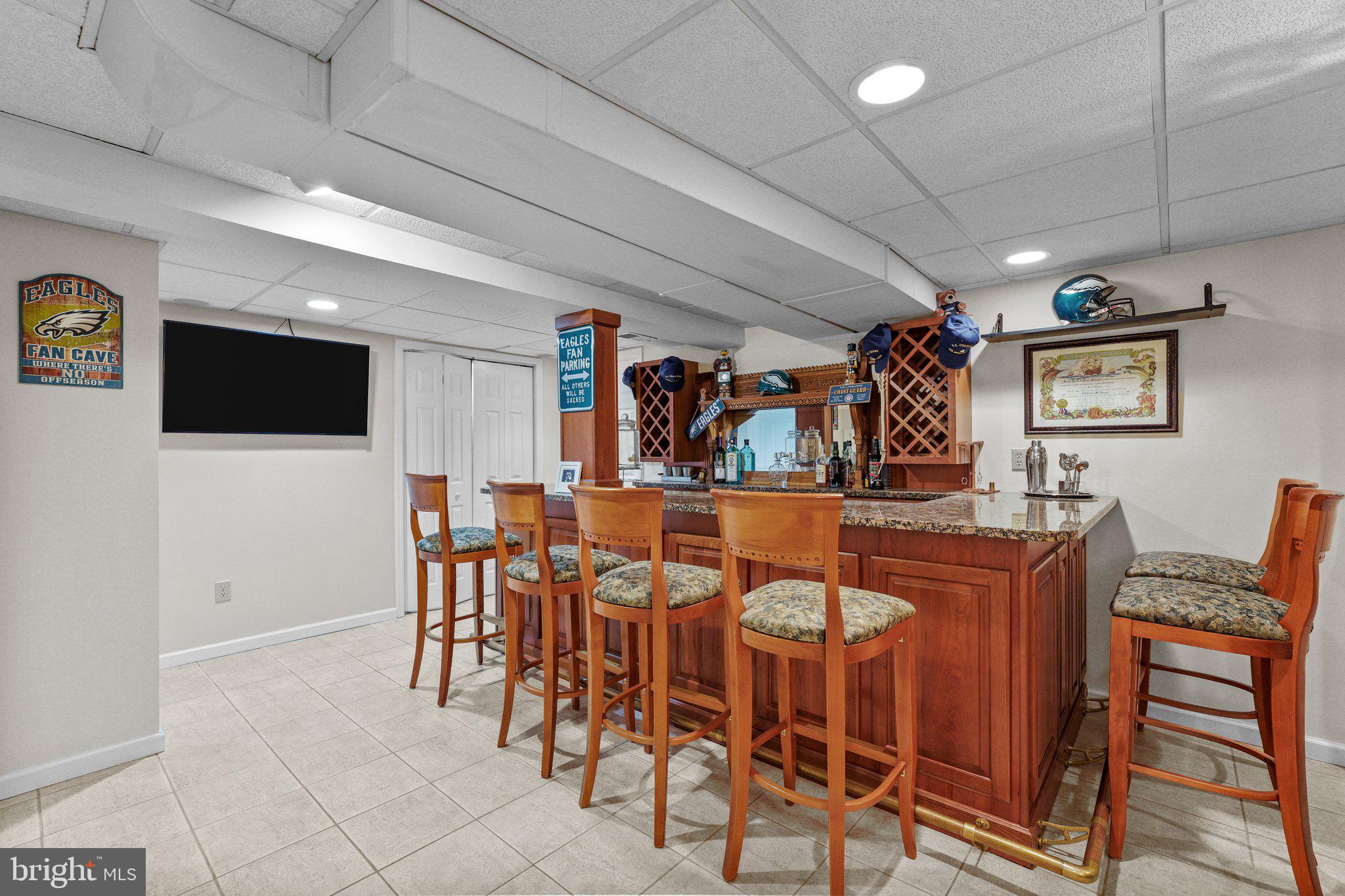 30 Hilltop Road Ewing, NJ 08638 - Photo 32 of 51 Basement Bar