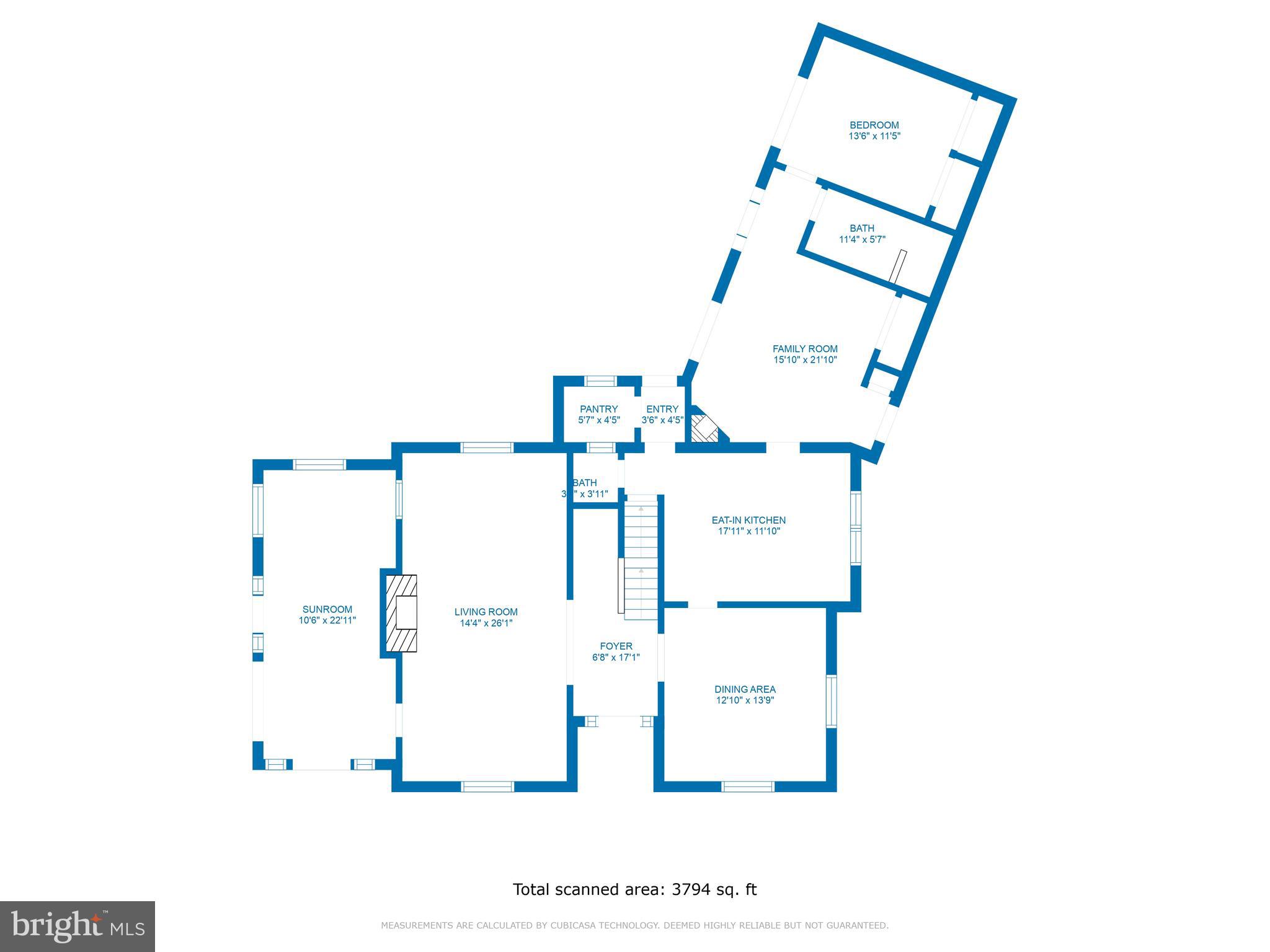 305 College Place Frederick, MD 21701 - Photo 68 of 71 Main Level Floorplan