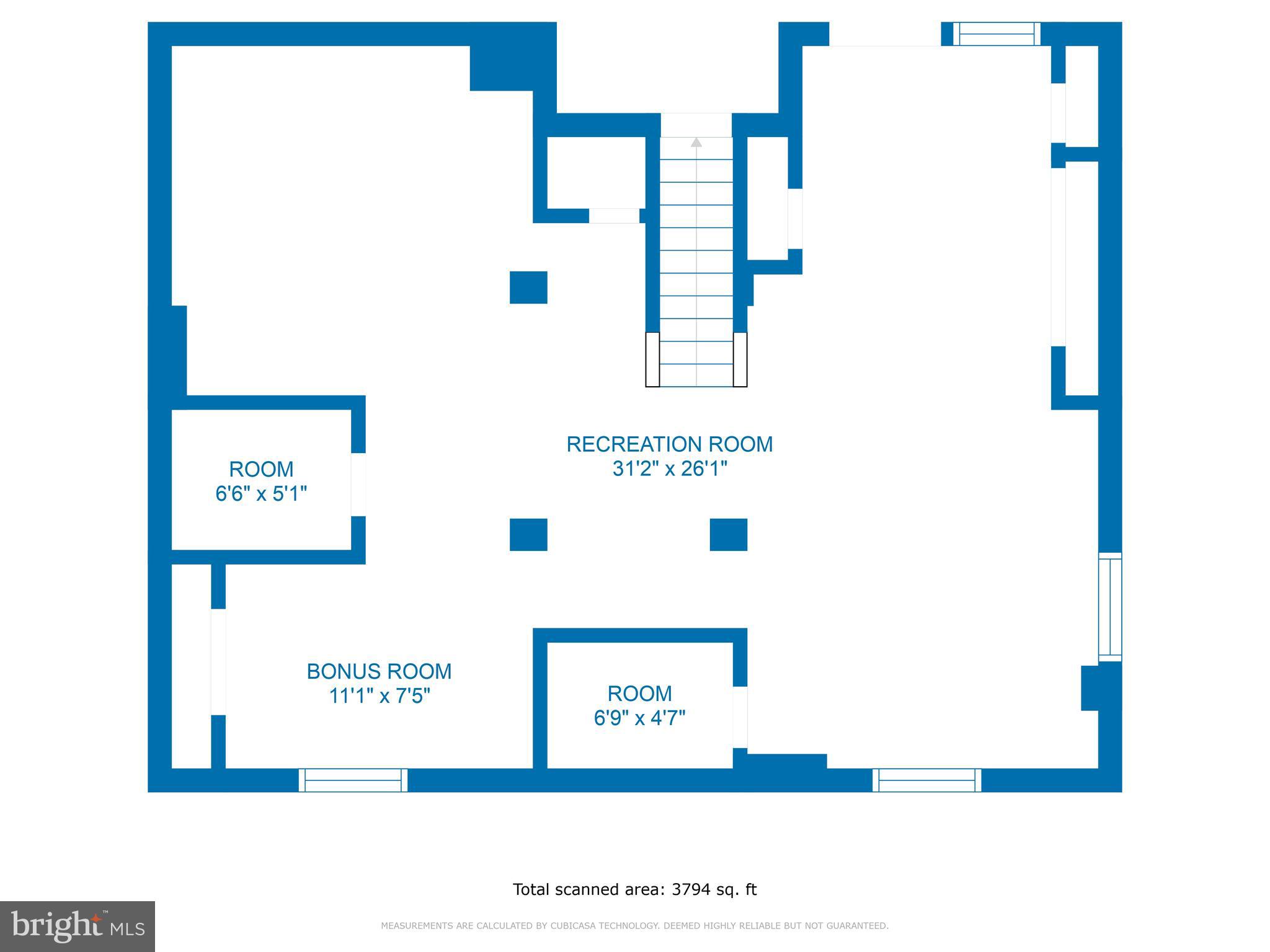 305 College Place Frederick, MD 21701 - Photo 70 of 71 Lower Level Floorplan