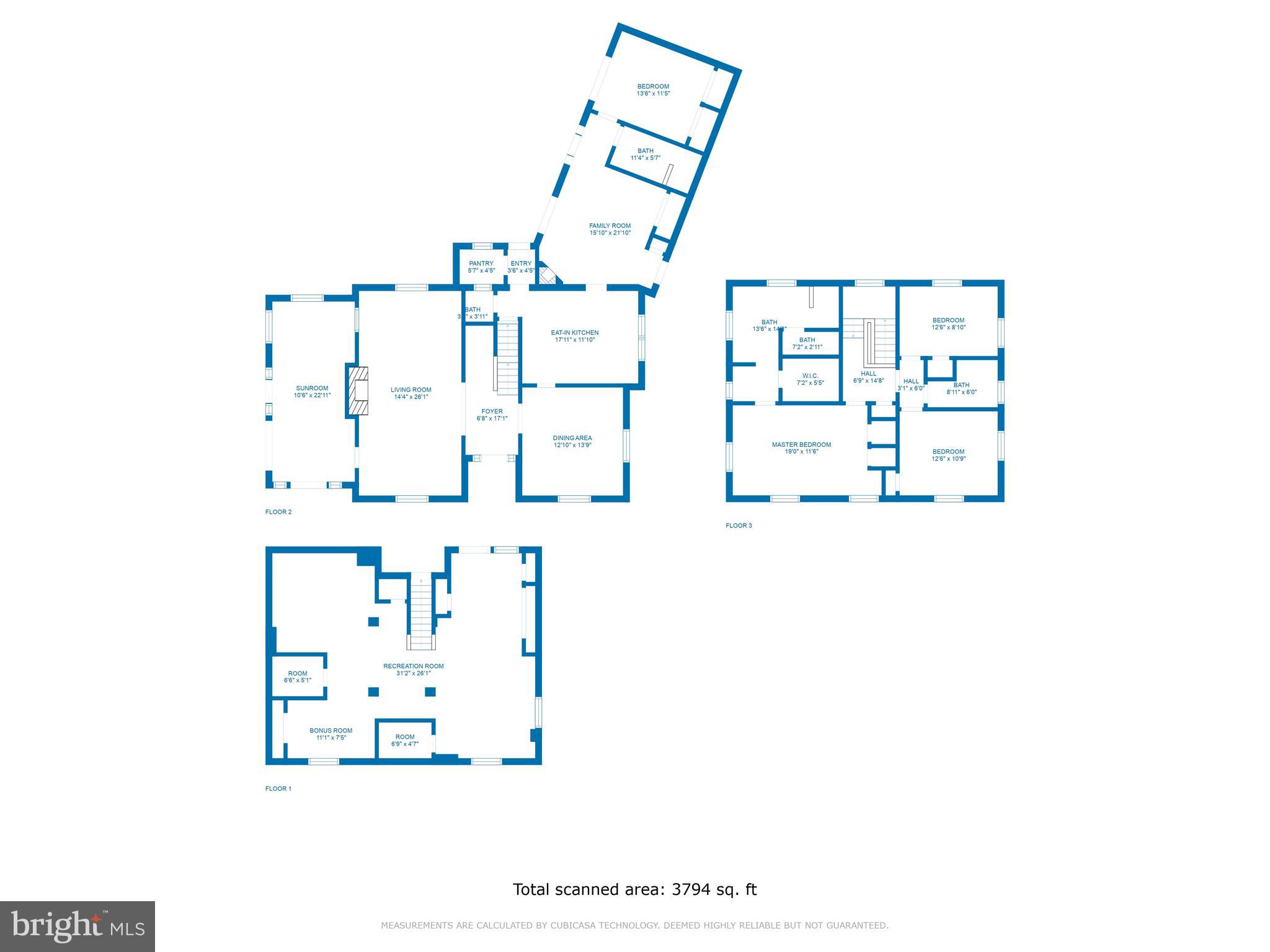 305 College Place Frederick, MD 21701 - Photo 71 of 71 Whole House Floorplan
