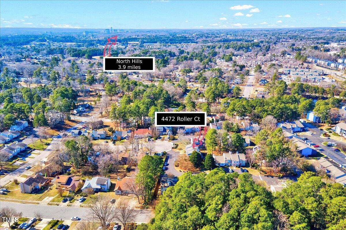 4472 Roller Court Raleigh, NC 27604 - Photo 33 of 35 Aerial View