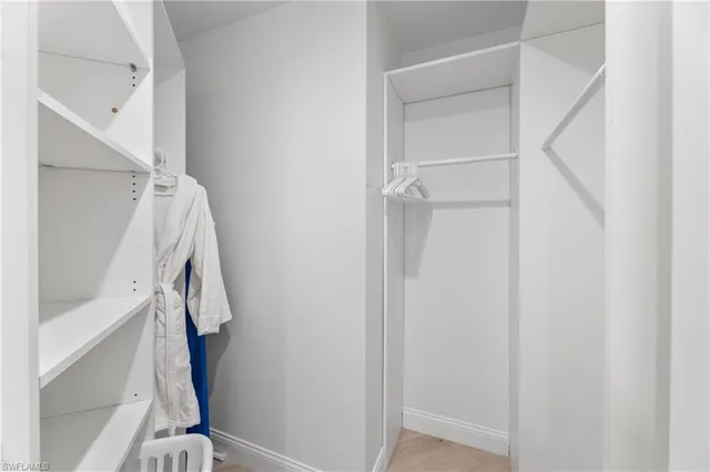 a view of walk in closet