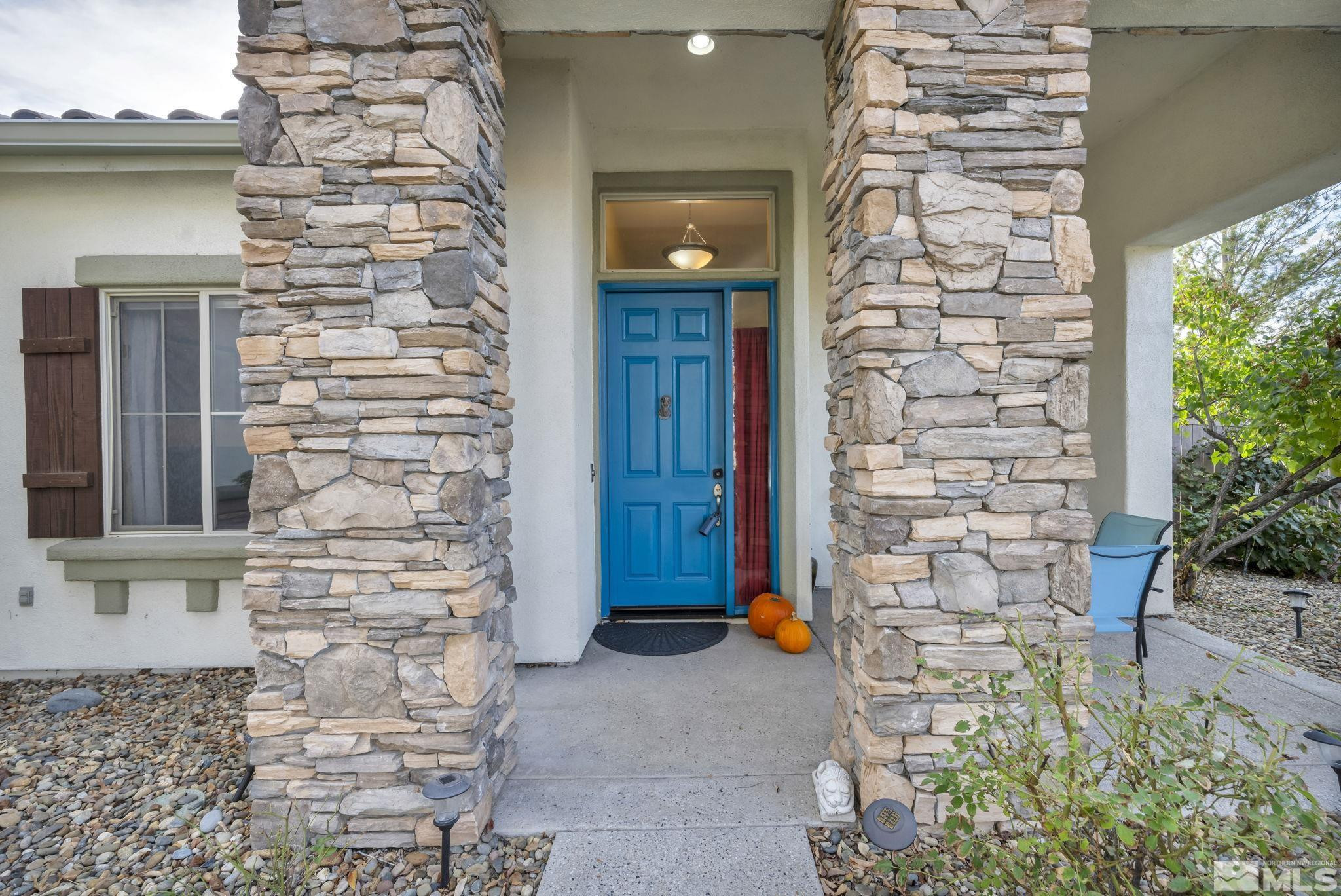 10655 Autumn Walk Lane Reno, NV 89521 - Photo 4 of 40 view of front door of house with stairs