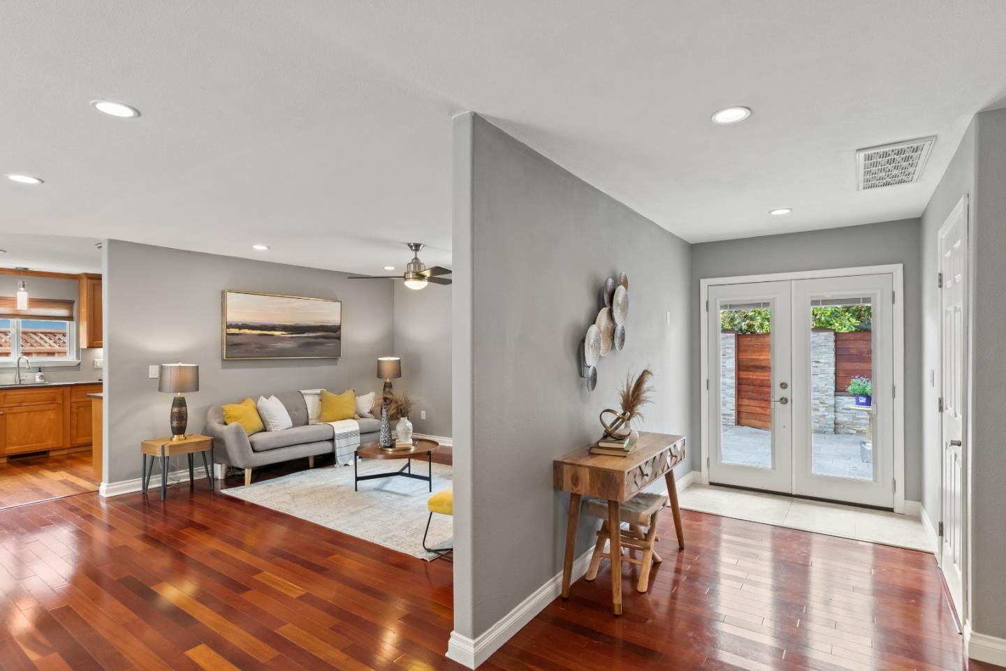 1110 Castleton Way Sunnyvale, CA 94087 - Photo 5 of 27 a view of a livingroom with furniture and hardwood floor