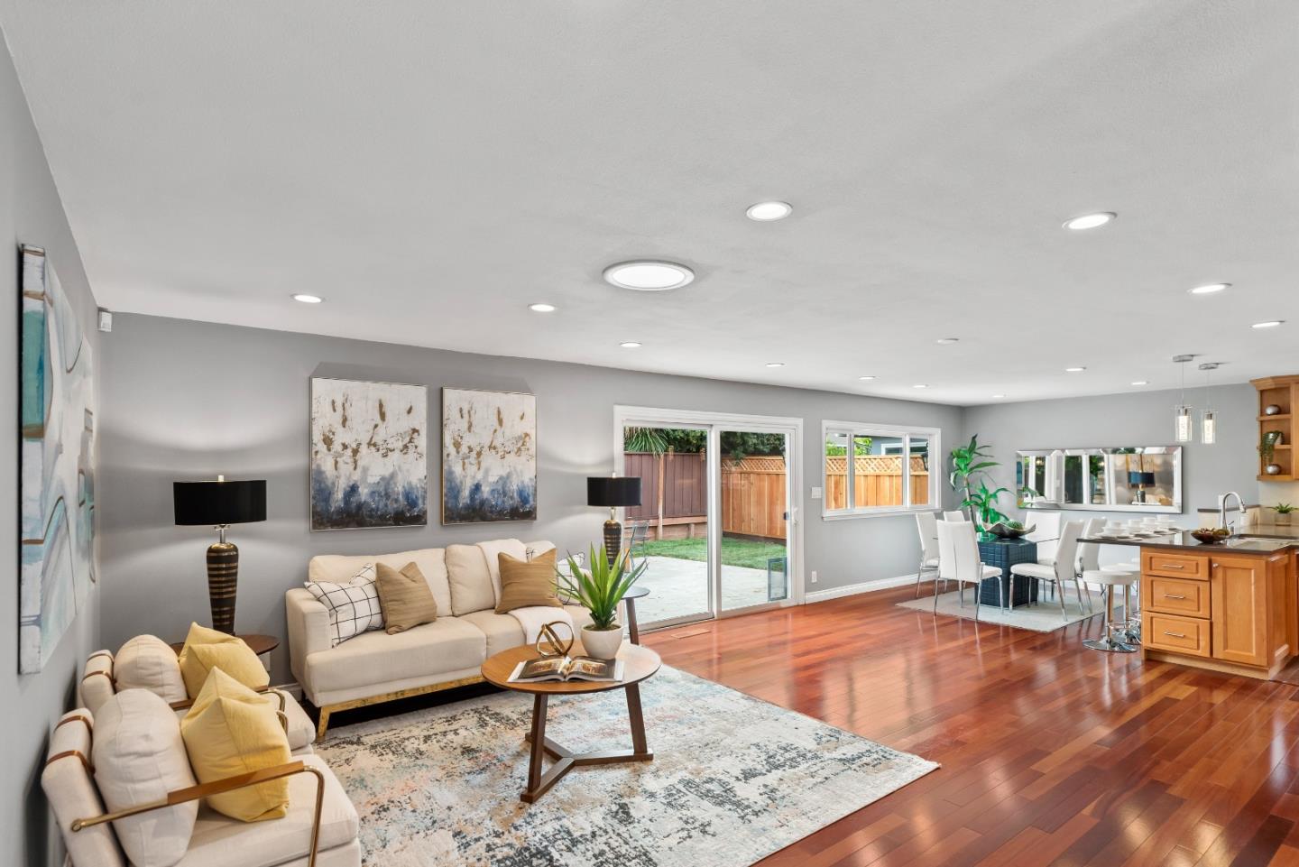 1110 Castleton Way Sunnyvale, CA 94087 - Photo 6 of 27 a living room with furniture and a table