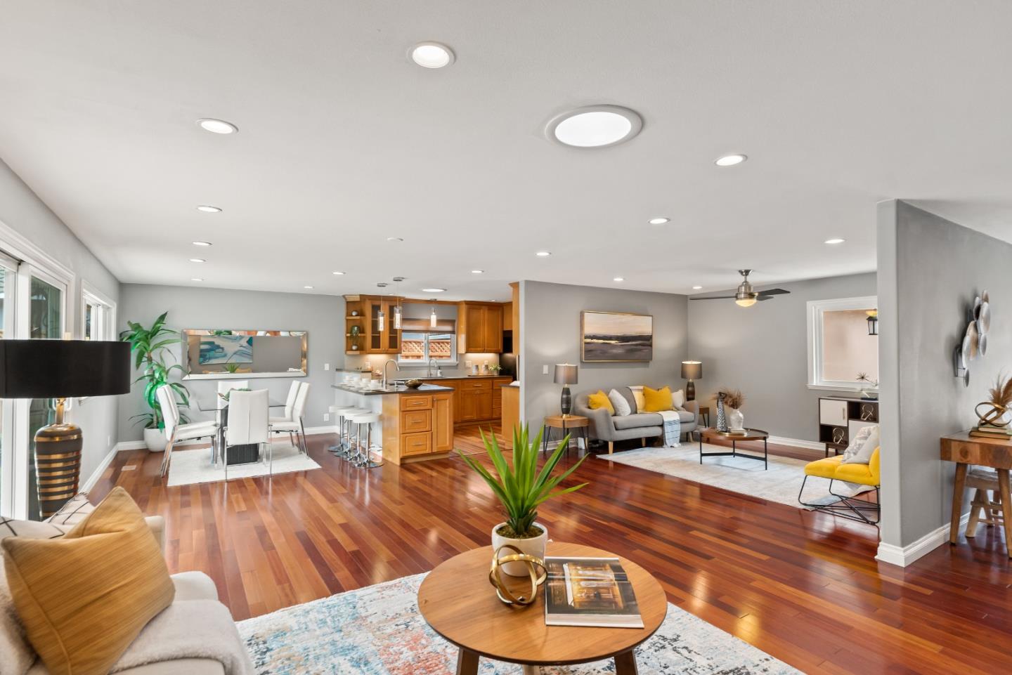 1110 Castleton Way Sunnyvale, CA 94087 - Photo 8 of 27 a living room with furniture and a wooden floor