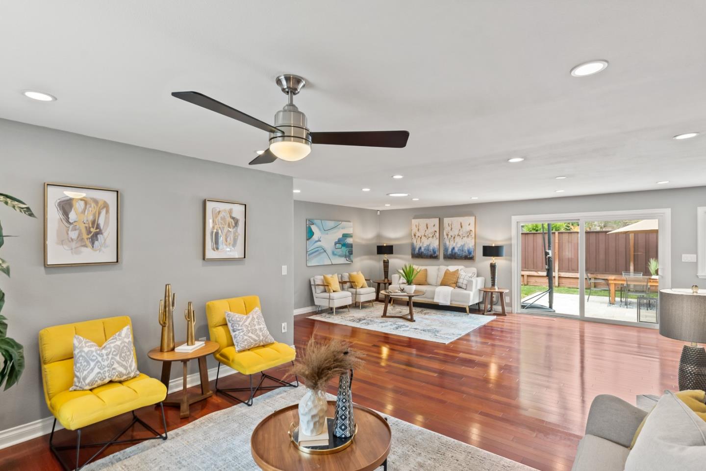 1110 Castleton Way Sunnyvale, CA 94087 - Photo 10 of 27 a living room with furniture kitchen view and a large window