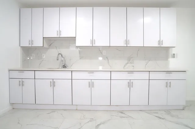 a view of a room that has a window in it