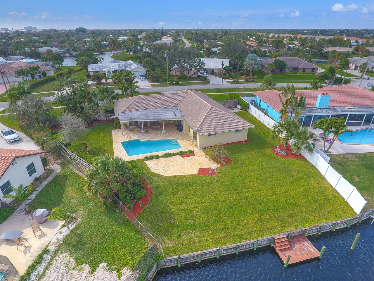 12864 Barrow Road Juno Beach, FL 33408 - Photo 3 of 32 Rear Exterior Aerial