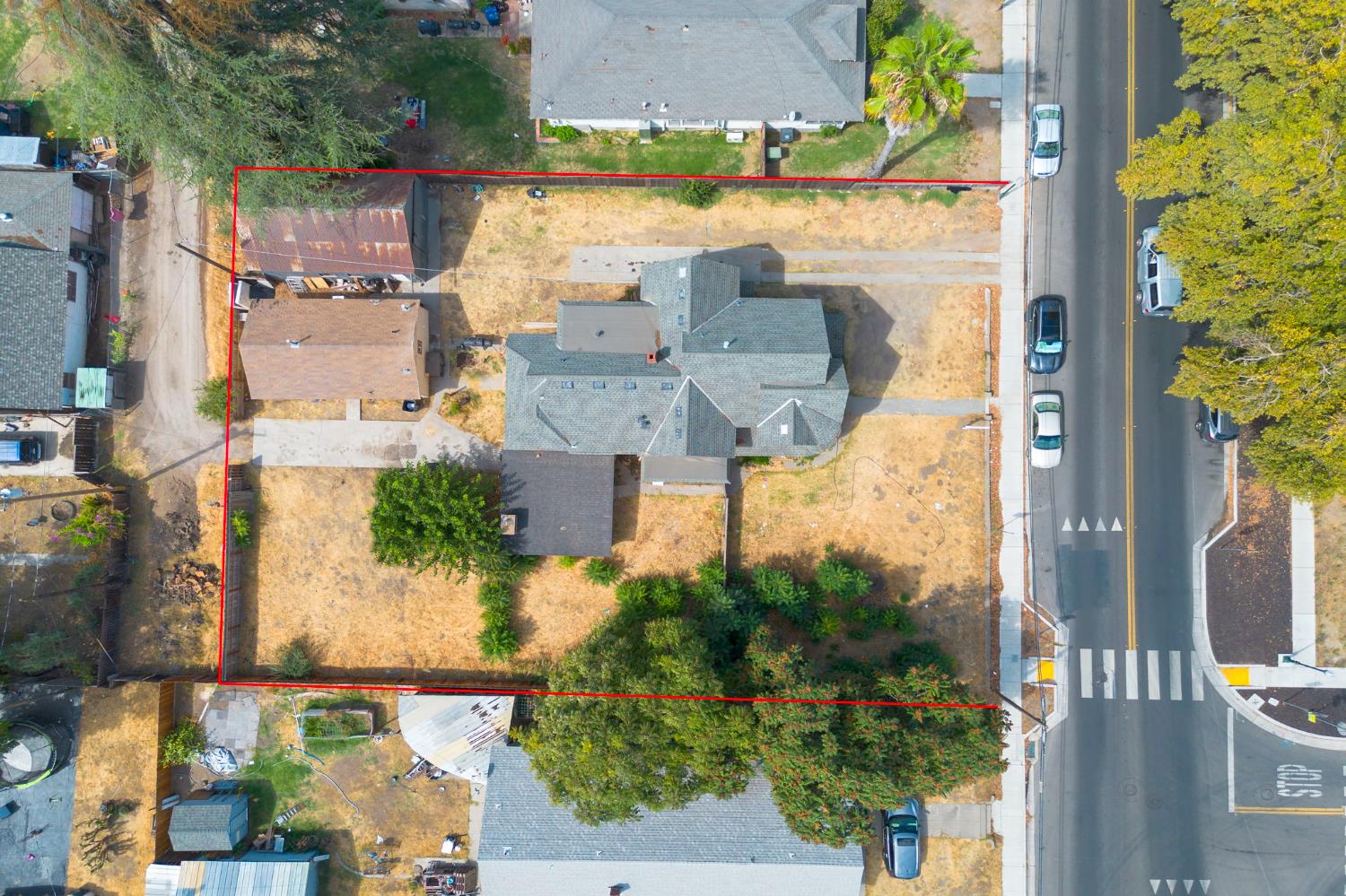312 West Main Street Turlock, CA 95380 - Photo 7 of 84 aerial view of a city