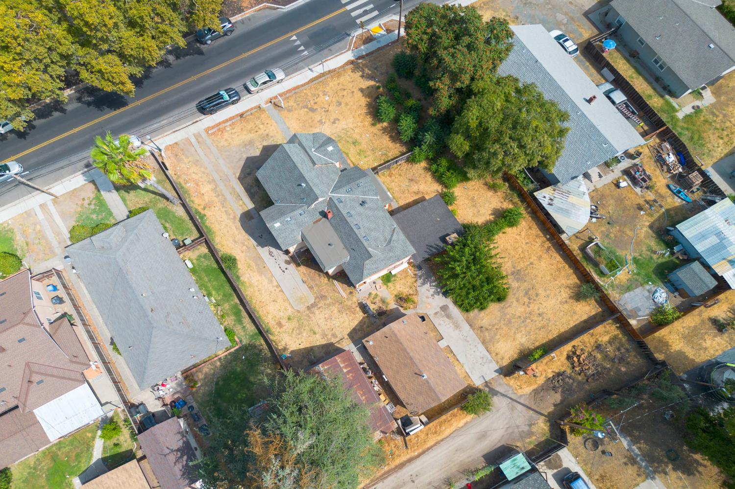 312 West Main Street Turlock, CA 95380 - Photo 73 of 84 an aerial view of residential houses with outdoor space