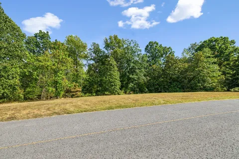 a view of a yard with an outdoor space