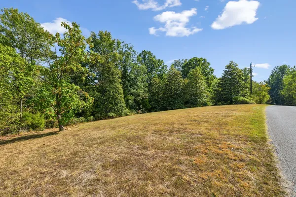 a view of a yard with an outdoor space
