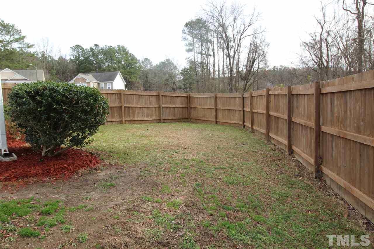 2411 Quarry Ridge Lane Raleigh, NC 27610 - Photo 22 of 22 a view of a backyard