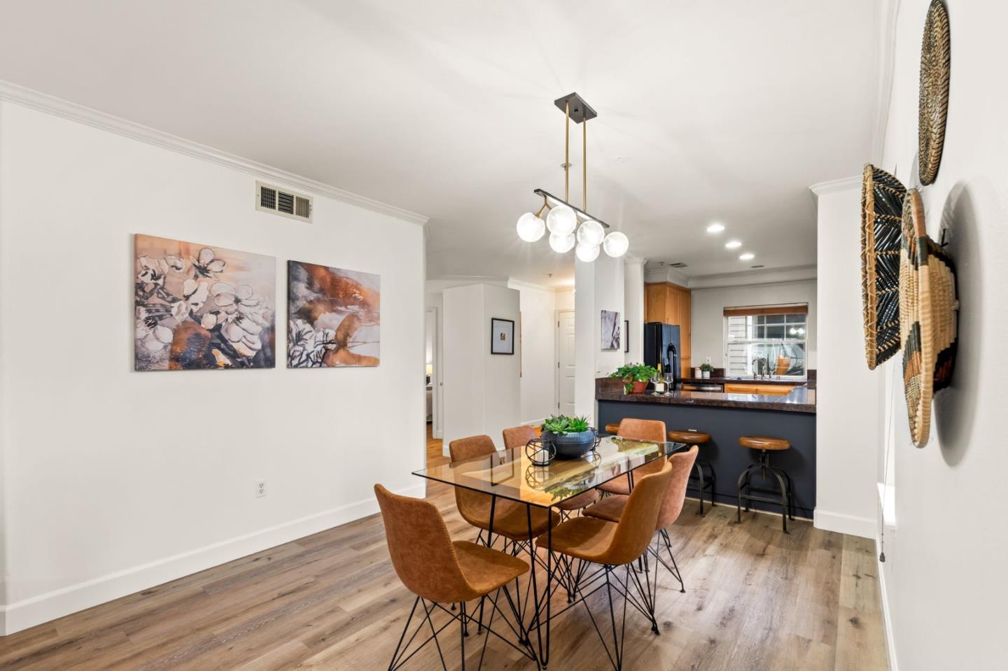852 Diablo Avenue, Unit 104 Novato, CA 94947 - Photo 5 of 23 a view of a dining room with furniture and wooden floor