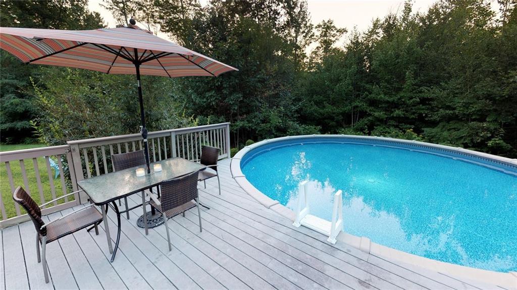 547 Pownal Road Auburn, ME 04210 - Photo 27 of 28 Above ground pool and deck
