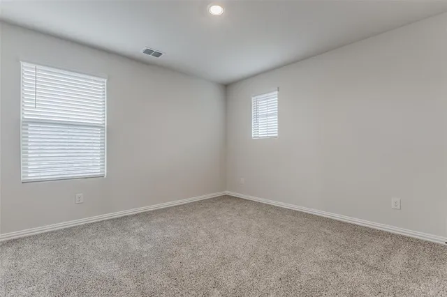 a view of a garden with a big room