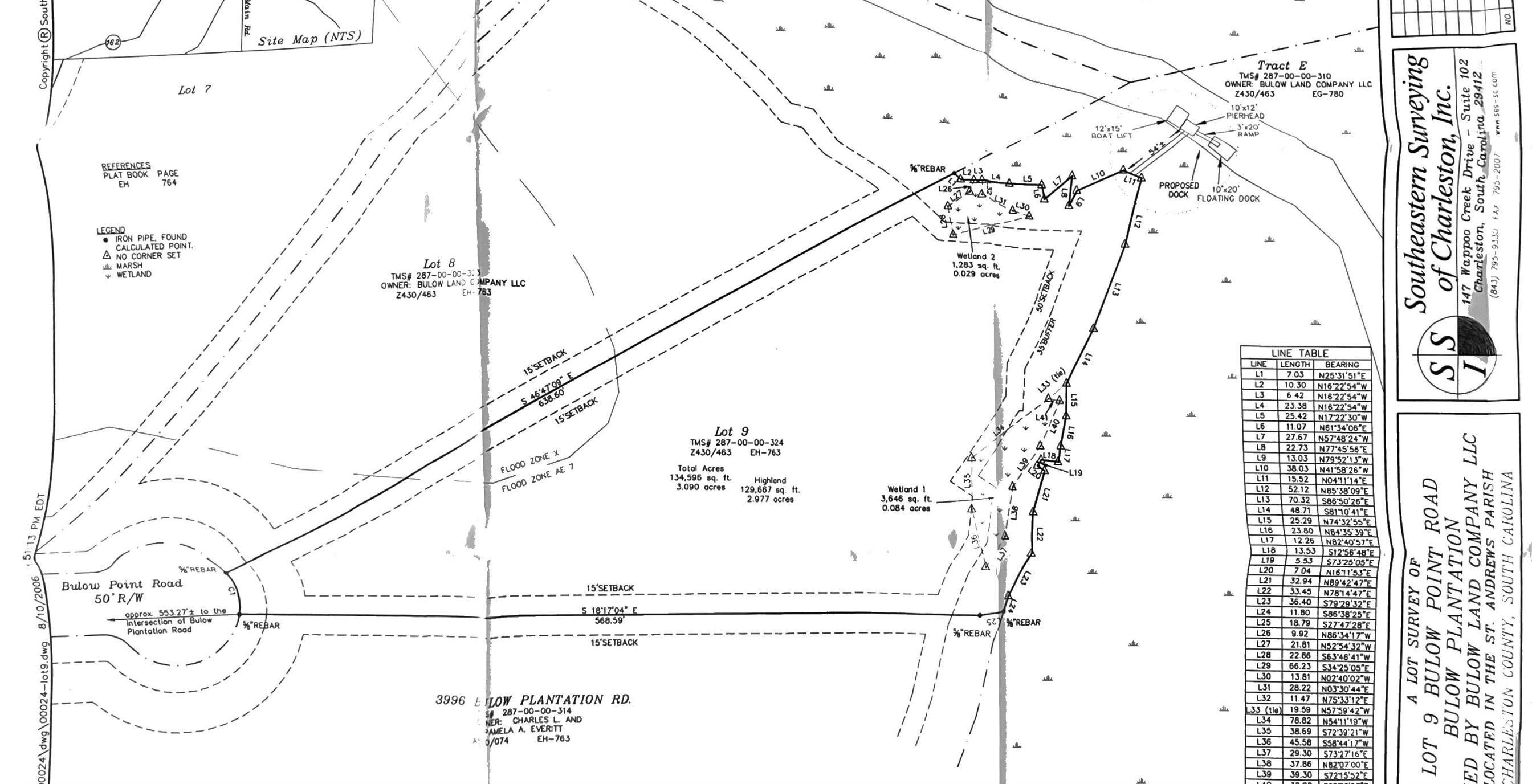 1115 Bulow Point Road Johns Island, SC 29455 - Photo 19 of 40 Lot Lines