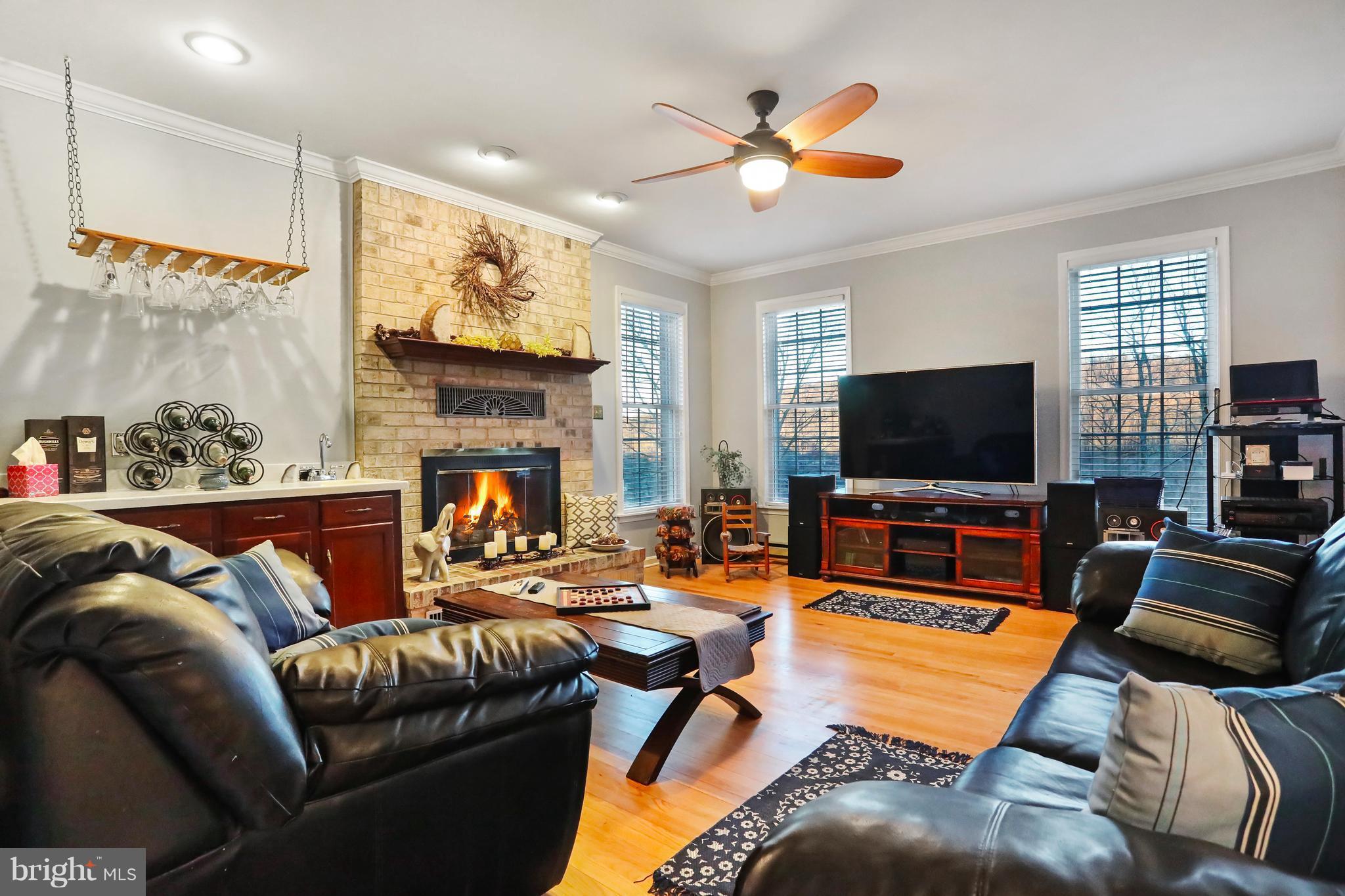 24556 Raven Rock Road Smithsburg, MD 21783 - Photo 12 of 30 Living Room w/ fireplace