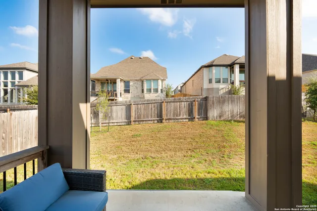 a view of an outdoor space with swimming pool