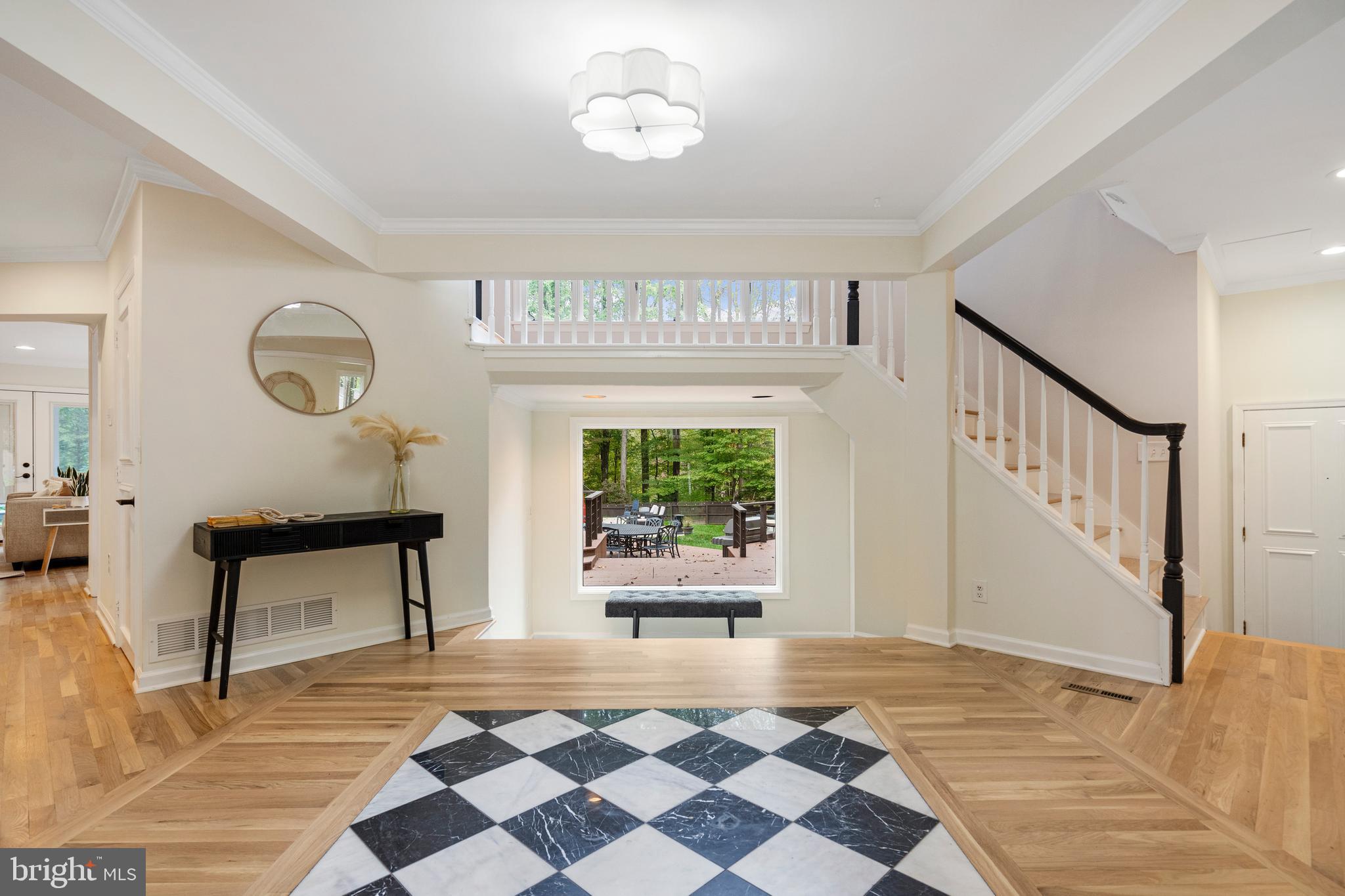 4 Bucksway Road Owings Mills, MD 21117 - Photo 3 of 57 a view of an entryway with wooden floor